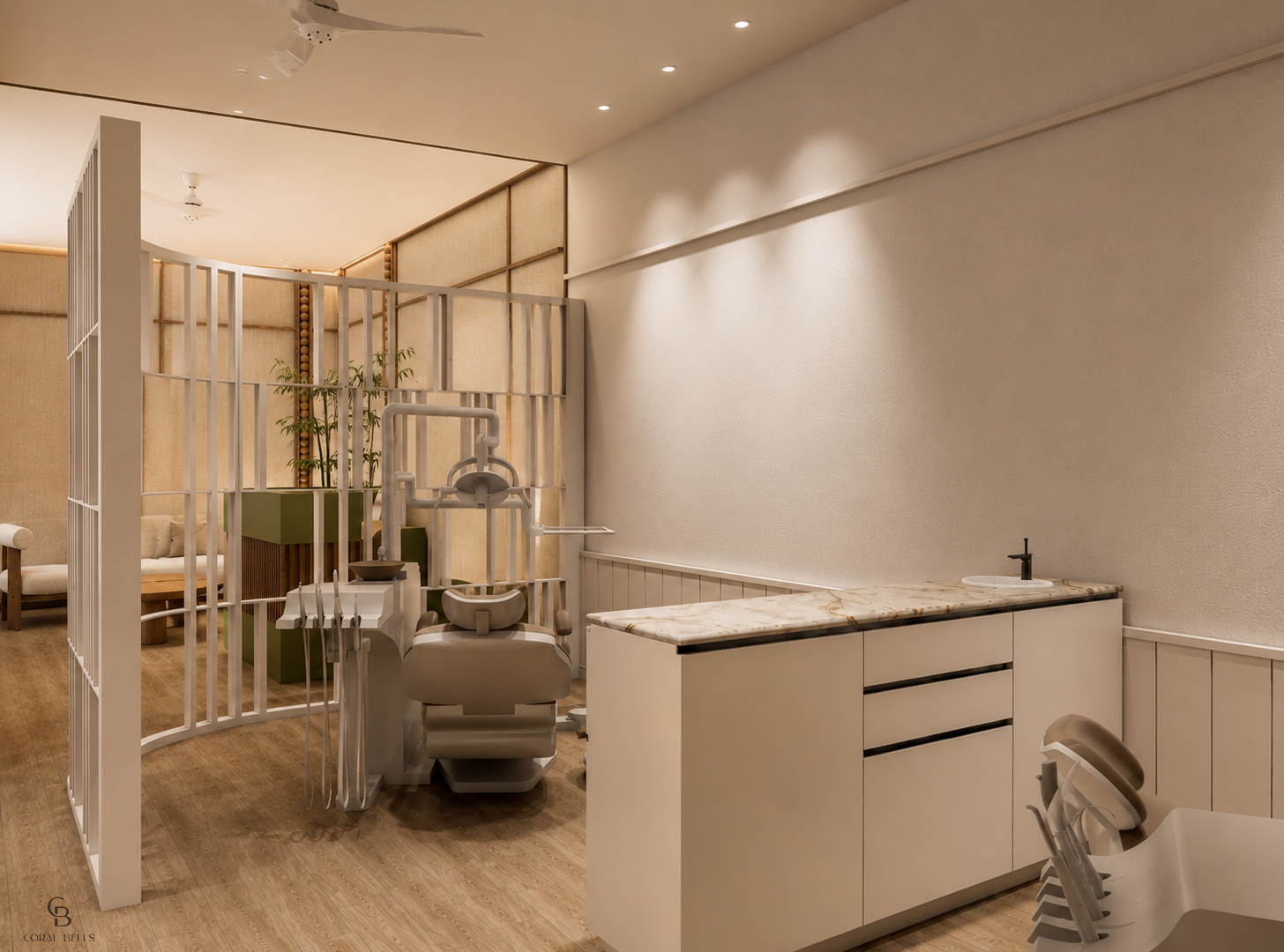 Curved Treatment Bay