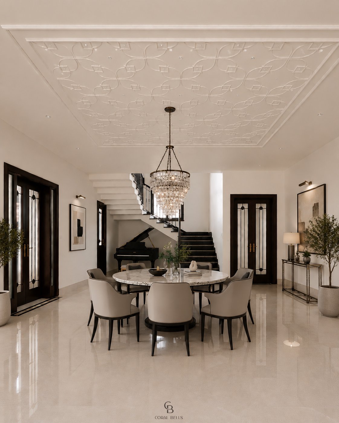Dining & Staircase Foyer
